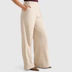 Lulu High-Rise Wide Leg Trousers