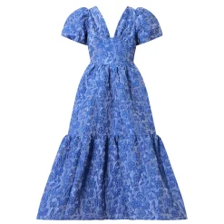Luna Floral Jacquard Dress