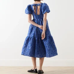 Luna Floral Jacquard Dress