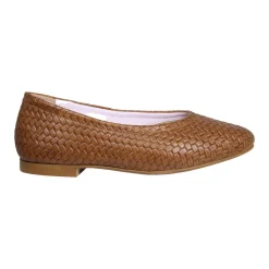 Luna Weave Leather Ballet Flats