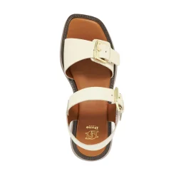 Clearance DUNE LONDON Luno Double Strap Flatform Sandals