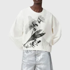 Lyss Lila Floral Logo Sweatshirt