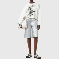 Lyss Lila Floral Logo Sweatshirt