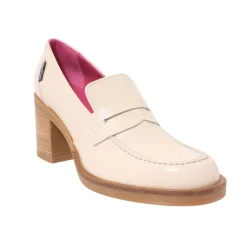 M672 Block Heel Loafers