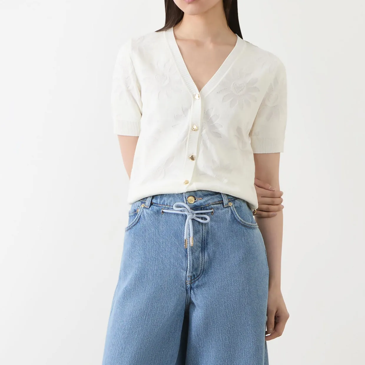 Maddy Floral Jacquard Cardigan