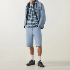 Madison Straight Leg Denim Shorts