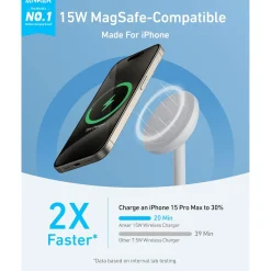 Mag Go Wireless Charging Stand 15 Watt