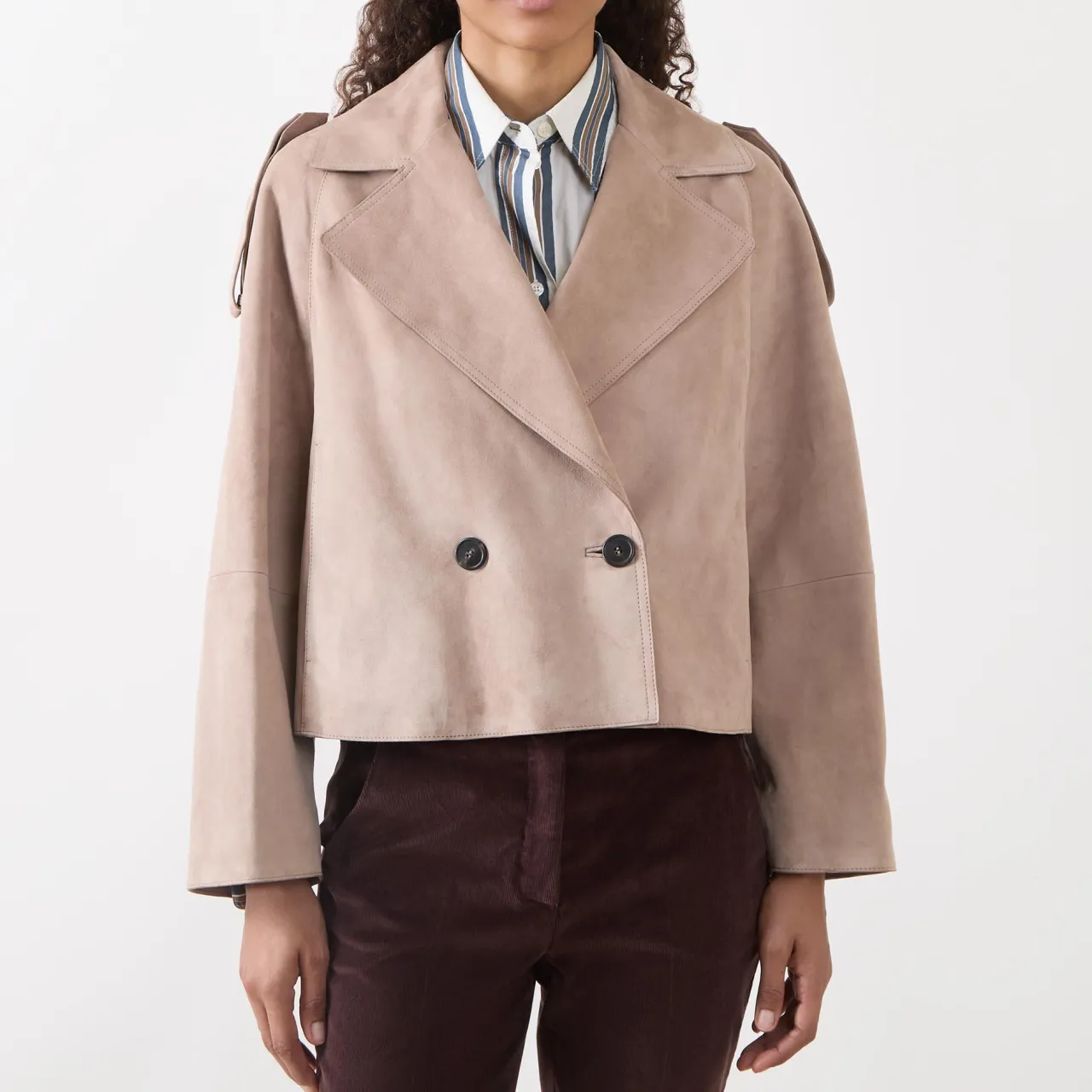 Clearance WEEKEND MAX MARA Maga Short Leather Jacket