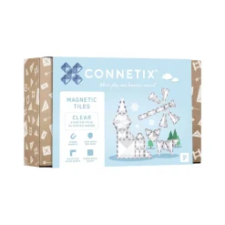 Discount CONNETIX Magnetic Tiles: Clear Starter Pack
