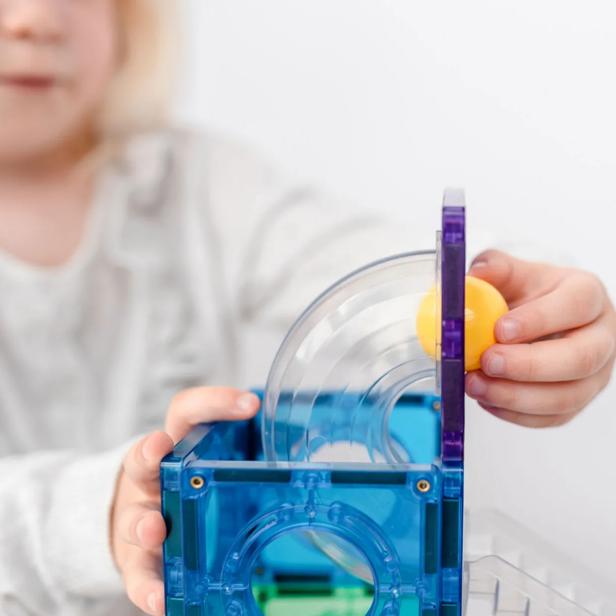 Magnetic Tiles: Rainbow Ball Run Pack