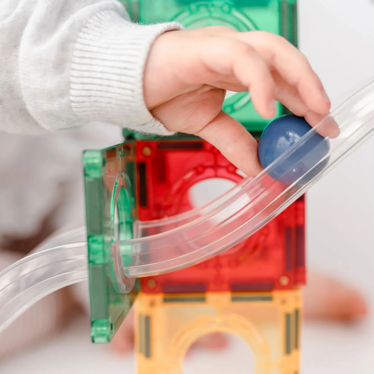 Magnetic Tiles: Rainbow Ball Run Pack