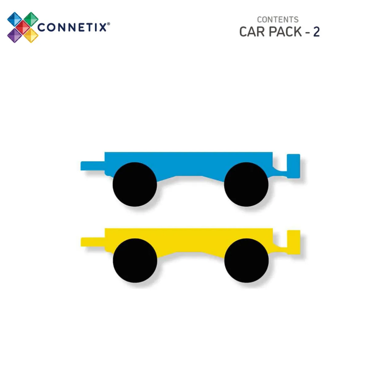 Magnetic Tiles: Rainbow Car Pack