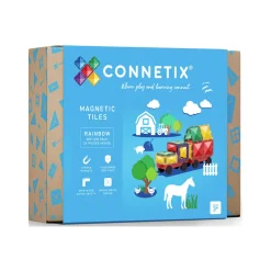 New CONNETIX Magnetic Tiles: Rainbow Motion Pack