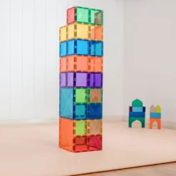 Sale CONNETIX Magnetic Tiles: Rainbow Square Pack