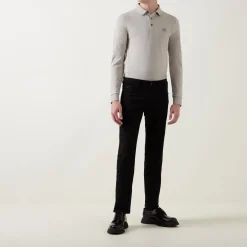 Maine Mid-Rise Straight Leg Jeans