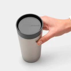 Discount BRABANTIA Make & Take Insulated Cup, 0.36L - Dark Grey