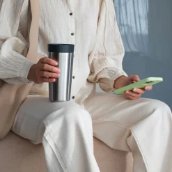 Discount BRABANTIA Make & Take Insulated Cup, 0.36L - Dark Grey