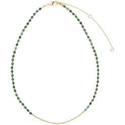 Malachite Ibiza Beaded Necklace