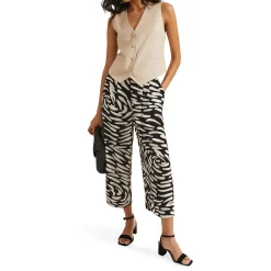 Online PHASE EIGHT Malaya Printed Culotte Trousers