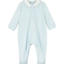 Clearance EMILE ET ROSE Malcolm Embroidered Babygrow & Hat Two-Piece Set