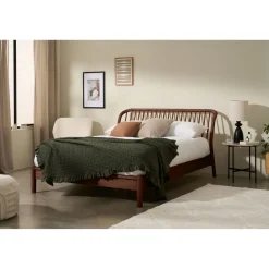 Best CASEYS FURNITURE Malmo Natural Walnut Bed Frame
