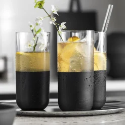 Hot VILLEROY & BOCH Manufacture Rock Long Drink Tumbler Four-Piece Set