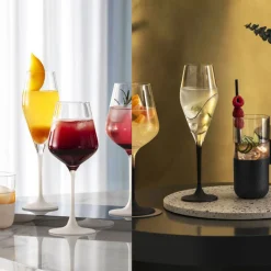 Hot VILLEROY & BOCH Manufacture Rock Long Drink Tumbler Four-Piece Set