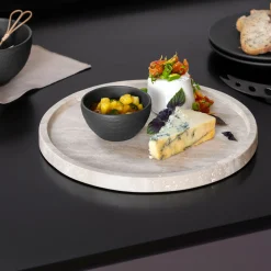 Manufacture Travertine Serving Platter 24.5cm