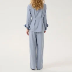 Clearance GESTUZ Mareen Mid-Rise Wide Leg Trousers