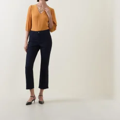 Discount JOSEPH RIBKOFF Margot Cropped Straight Leg Jeans