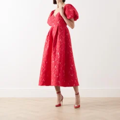 New SISTER JANE Maria Floral Jacquard Dress