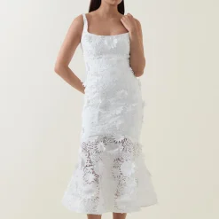 Marico Floral Lace Fitted Dress