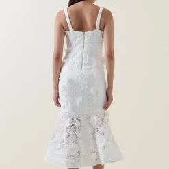 Marico Floral Lace Fitted Dress