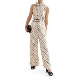 Online PHASE EIGHT Marilee Polka Dot Corsage Jumpsuit