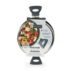 Marino Stock Pot with Lid, 24cm
