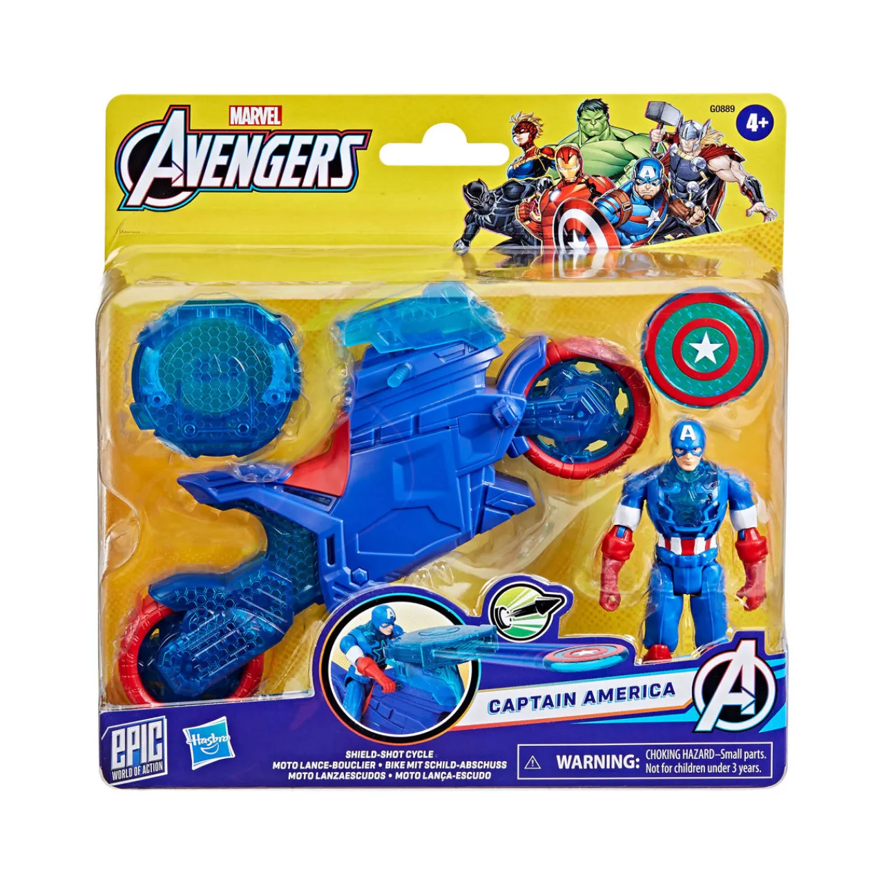 Online SUPERHEREOS Marvel Avengers: Captain America Shield-Shot Cycle