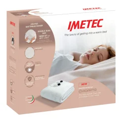 Hot IMETEC Mattress Cover Adapto Double Dual 195x137