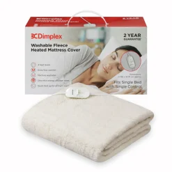 New DIMPLEX Mattress Cover Fleece Single 4 Heat