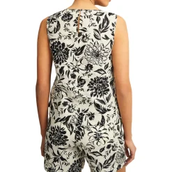 Best HOBBS Maura Floral Linen Top