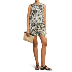 Best HOBBS Maura Floral Linen Top