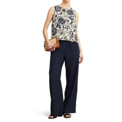 Best HOBBS Maura Floral Linen Top