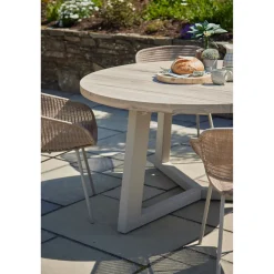 Maxfield Garden Dining Set Linen
