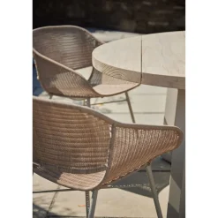 Maxfield Garden Dining Set Linen