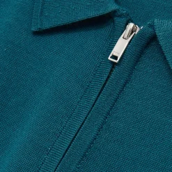 Outlet REISS Maxwell Half-Zip Polo Shirt
