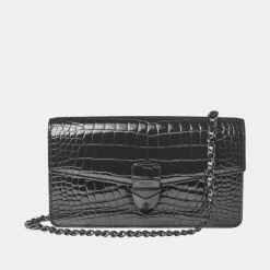 Mayfair® 2 Patent-Croc Clutch Bag