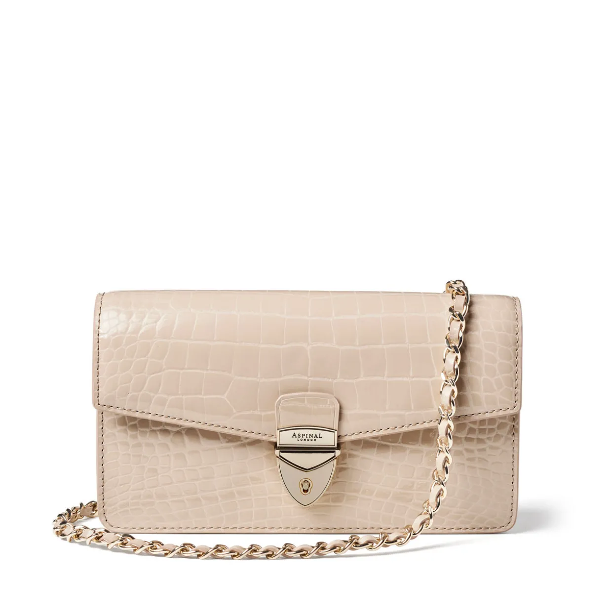 Mayfair® 2 Patent-Croc Clutch Bag