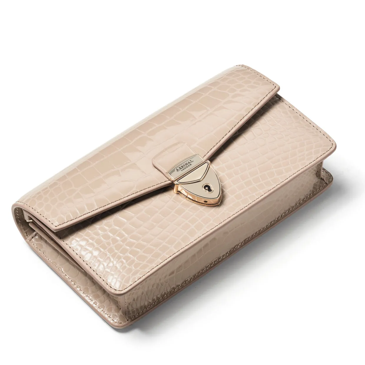 Mayfair® 2 Patent-Croc Clutch Bag