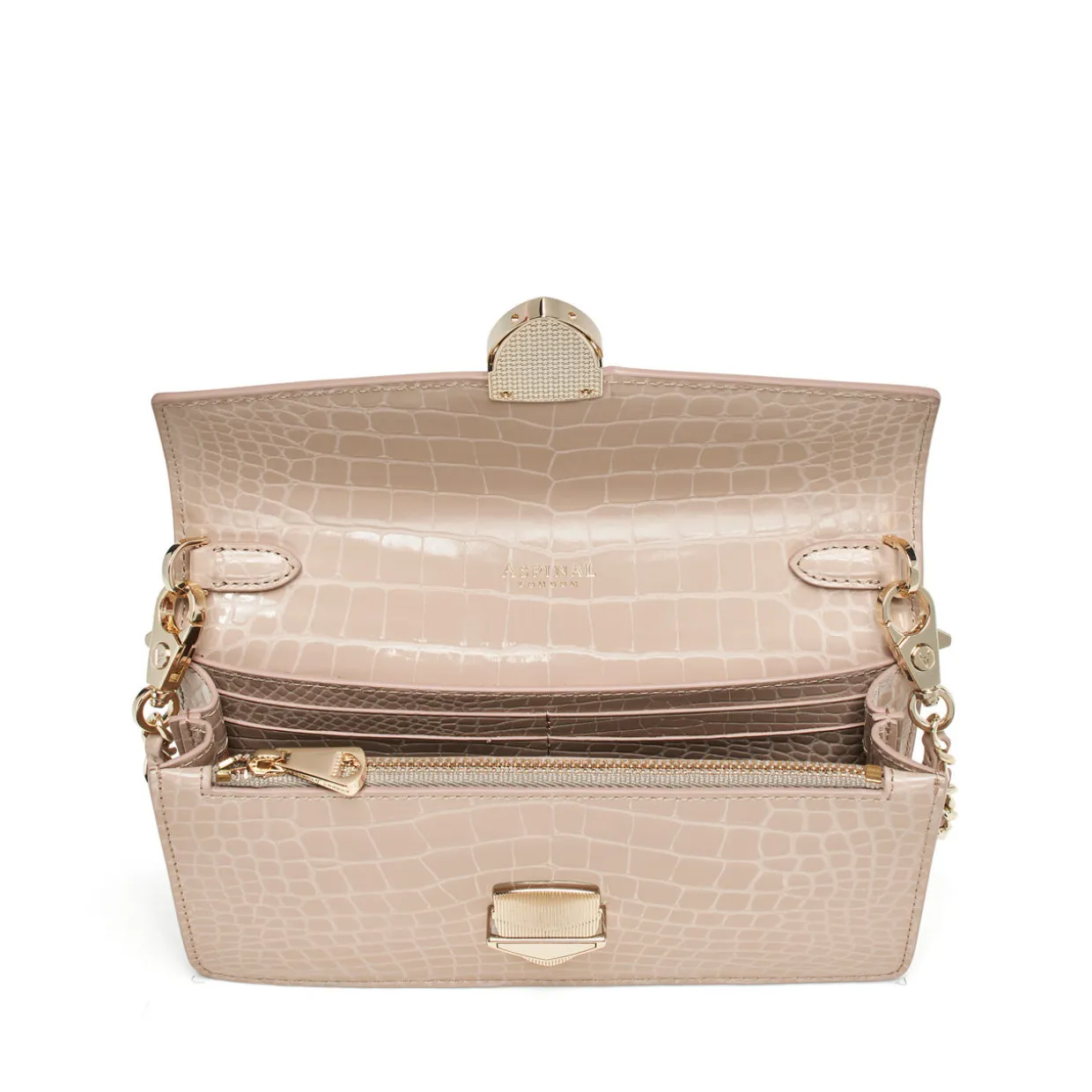 Mayfair® 2 Patent-Croc Clutch Bag