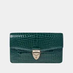Mayfair® 2 Patent-Croc Clutch Bag