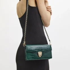 Mayfair® 2 Patent-Croc Clutch Bag